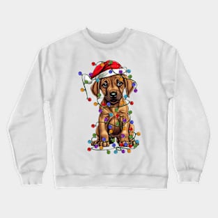 Christmas Puppy Crewneck Sweatshirt